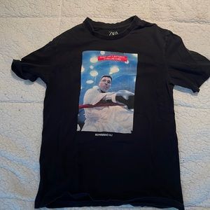 Zara’s medium Muhammad Ali t shirt